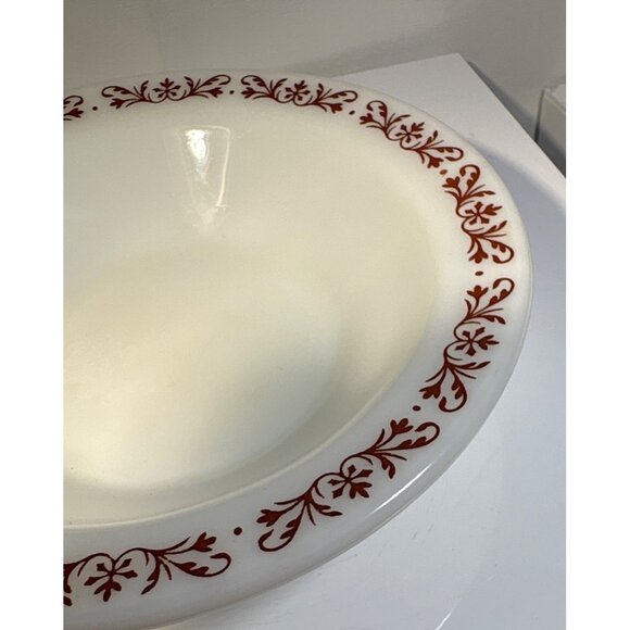 Anchor Hocking Cereal Bowl Anchorware Copper Filigree 928 Made In USA - Picture 2 of 6